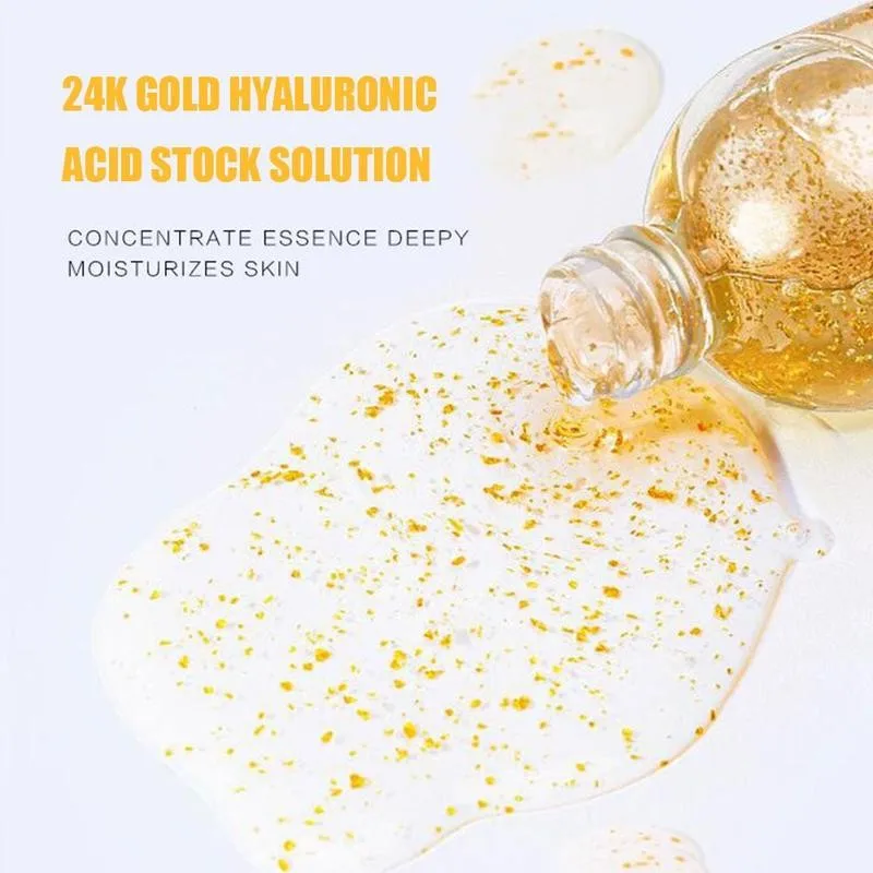 24k Gold Hyaluronic Acid Stock Solution Moisture Essence Day Skin Liquid Cream Whitening Essence Anti Care V9C5
24k Gold Hyaluronic Acid Stock Solution Moisture Essence Day Skin Liquid Cream Whitening Essence Anti Care V9C5