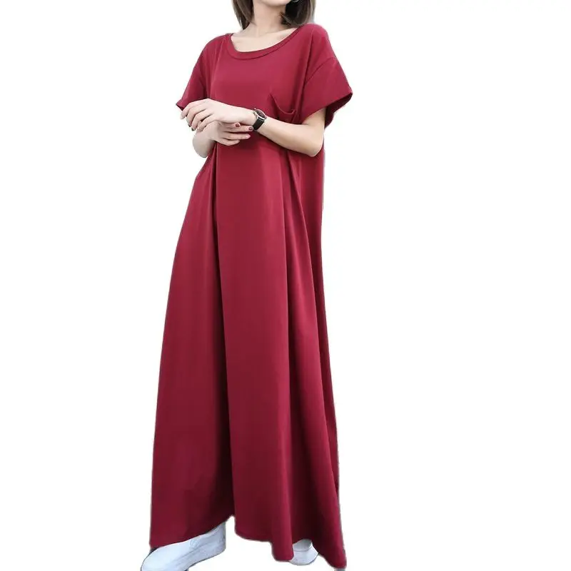 HOT Fashion Long Dress Summer Woman Plus Size Super Long And Ankle Dress 2021 New Loose And Elegant Big Swing Long Dress 100KG
HOT Fashion Long Dress Summer Woman Plus Size Super Long And Ankle Dress 2021 New Loose And Elegant Big Swing Long Dress 100KG