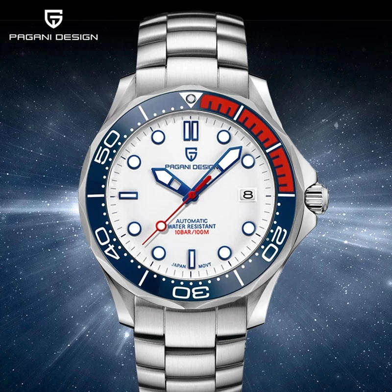PAGANI DESIGN Top brand 2020 Men automatic watch Fashion 007 men mechanical watches Curved sapphire mirror Waterproof clock NH35
PAGANI DESIGN Top brand 2020 Men automatic watch Fashion 007 men mechanical watches Curved sapphire mirror Waterproof clock NH35