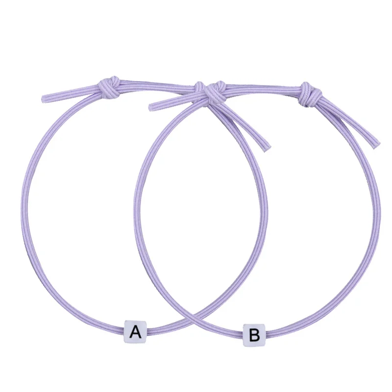New Dual-use Small Rubber Band Letter Head Rope Bracelet Elastic Jewelry Creative A-Z 26 Letter Bracelet Gift
New Dual-use Small Rubber Band Letter Head Rope Bracelet Elastic Jewelry Creative A-Z 26 Letter Bracelet Gift