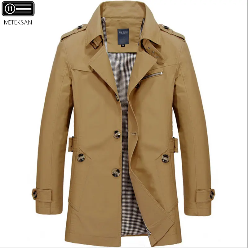 Фото 2020 новая весенняя мужская куртка Тренч готическое модное пальто тонкая ветровка