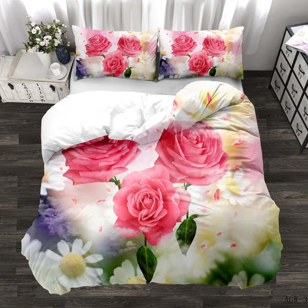 Bedding Set Pink love Peony rose butterfly flower European style queen king 2/3pcs soft Duvet Cover Sets Pillowcase
Bedding Set Pink love Peony rose butterfly flower European style queen king 2/3pcs soft Duvet Cover Sets Pillowcase