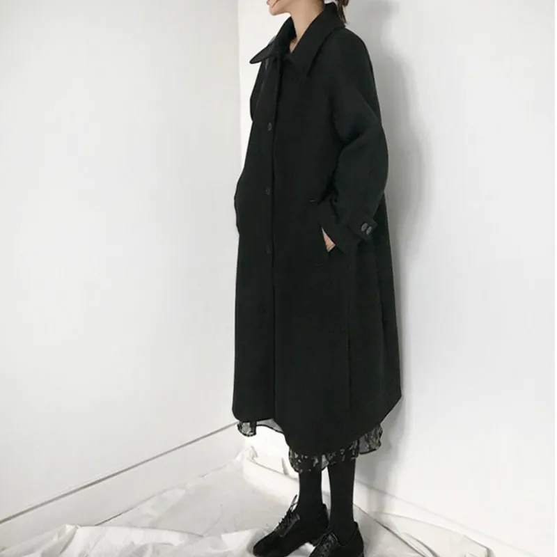 Wool Women Long Coat Single Button Ulzzang Females Clothes New Fashion Womens Korean Style Casual Slim Ladies Coats Hot Sale 
Wool Women Long Coat Single Button Ulzzang Females Clothes New Fashion Womens Korean Style Casual Slim Ladies Coats Hot Sale