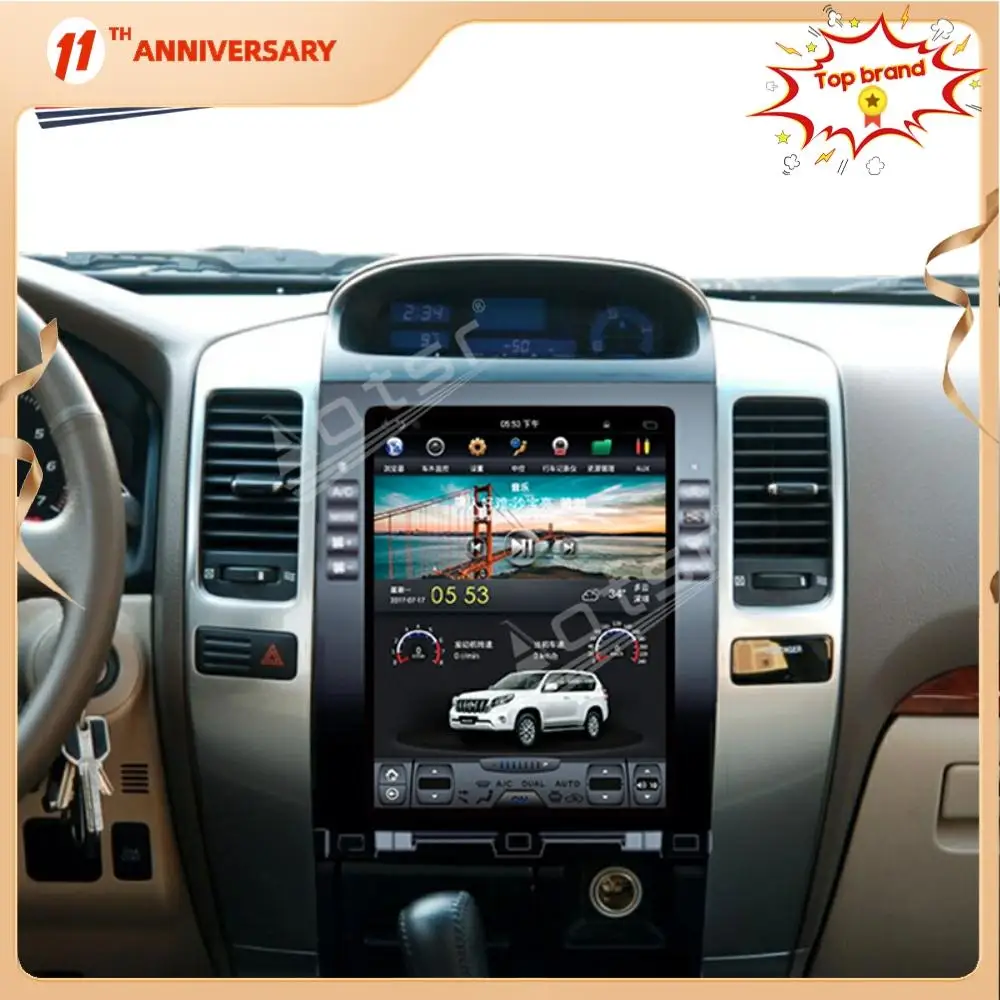 Tesla Android для Lexus GX470 для Toyota Prado 120 2002 + мультимедийный автомобильный радиоплеер Авто GPS Навигация стерео DSP Carplay 4G
Tesla Android для Lexus GX470 для Toyota Prado 120 2002 + мультимедийный автомобильный радиоплеер Авто GPS Навигация стерео DSP Carplay 4G