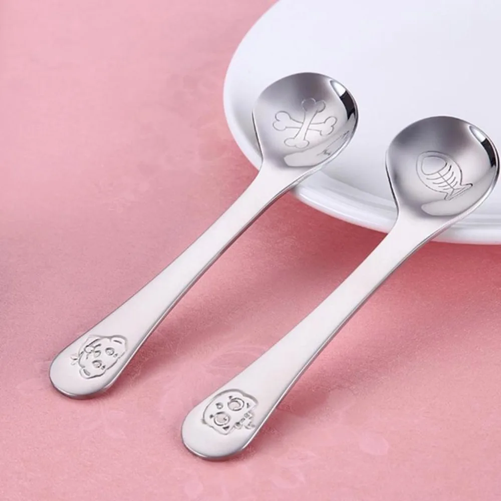 Children Feeding Spoon New Style Baby Infant Safe Spoon Stainless Steel Quality Spoon Curved Spoon Baby Practice Tableware
Children Feeding Spoon New Style Baby Infant Safe Spoon Stainless Steel Quality Spoon Curved Spoon Baby Practice Tableware