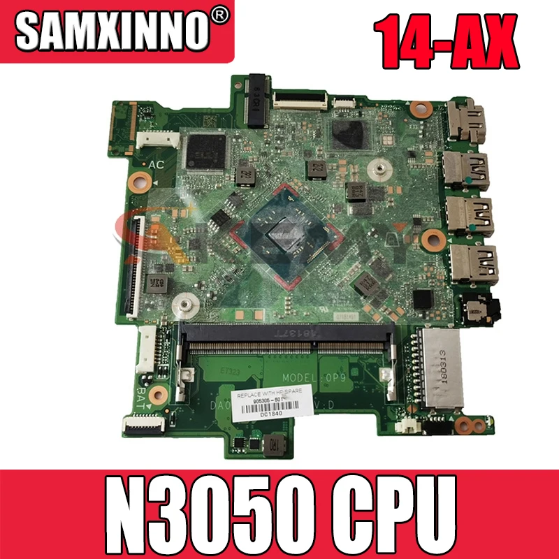 Материнская плата Akemy для HP Stream 14-ax, 905306-601, 905306-501, 905306-001, N3050, процессор, встроенный Da0p9mb16d0 100%, полностью протестирована
Материнская плата Akemy для HP Stream 14-ax, 905306-601, 905306-501, 905306-001, N3050, процессор, встроенный Da0p9mb16d0 100%, полностью протестирована