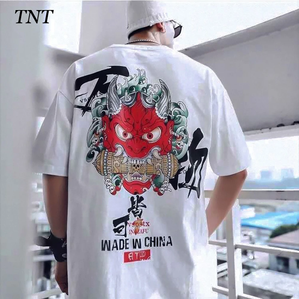 Oversized T-shirt Men's Japanese High Street Hip Hop Harajuku T-shirt Fashion Trend Anime Loose Street Top
Oversized T-shirt Men's Japanese High Street Hip Hop Harajuku T-shirt Fashion Trend Anime Loose Street Top