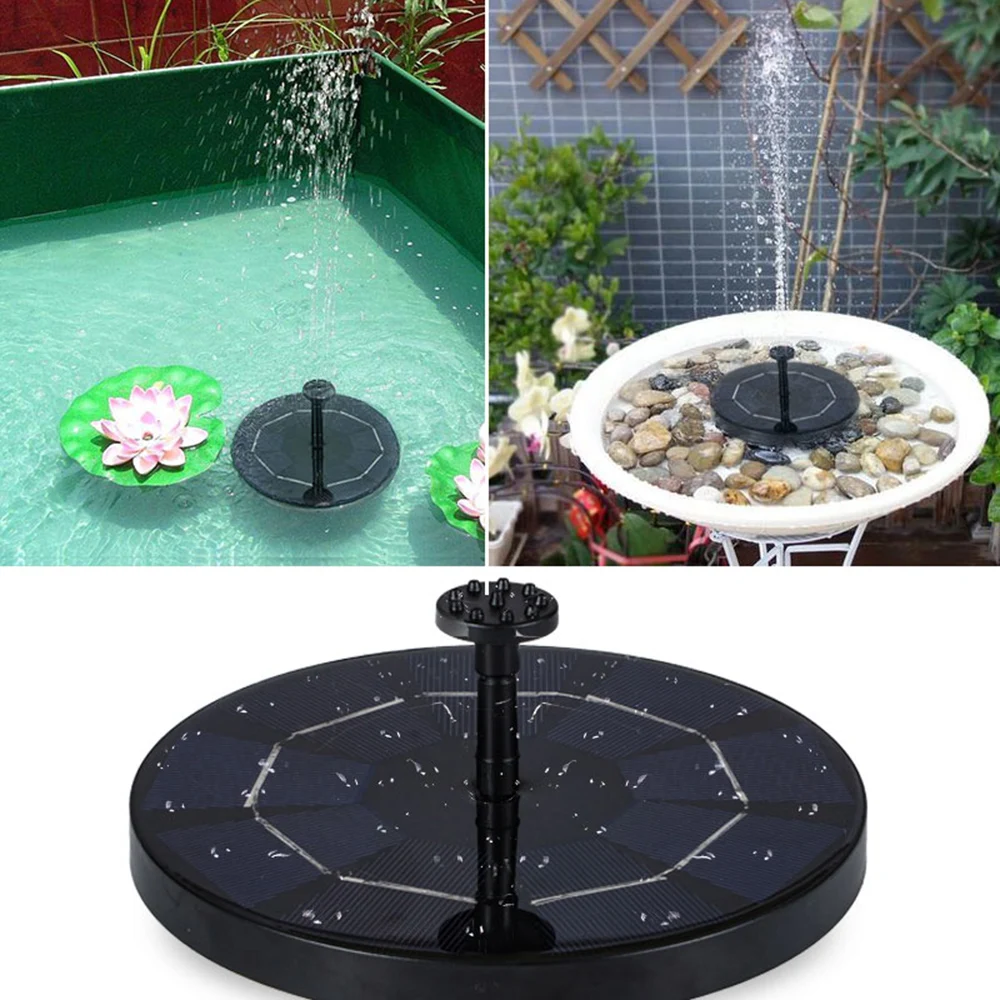 Solar Power Fountain Pump 1/1.5/2.7W Solar Fountain Bird Bath Fountain Water Floating Pond Garden Patio Decor lawn Decoration
Solar Power Fountain Pump 1/1.5/2.7W Solar Fountain Bird Bath Fountain Water Floating Pond Garden Patio Decor lawn Decoration