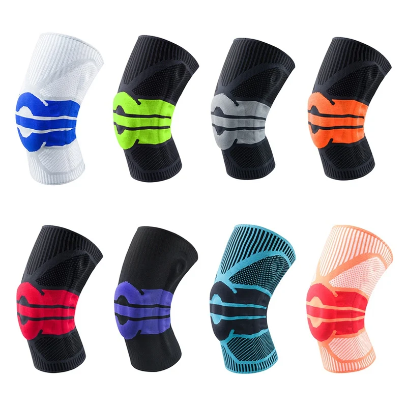 1pc 3D Weaving Silicone Knee Pads Supports Brace Volleyball Basketball Meniscus Patella Protectors Sports Safety Kneepads
1pc 3D Weaving Silicone Knee Pads Supports Brace Volleyball Basketball Meniscus Patella Protectors Sports Safety Kneepads