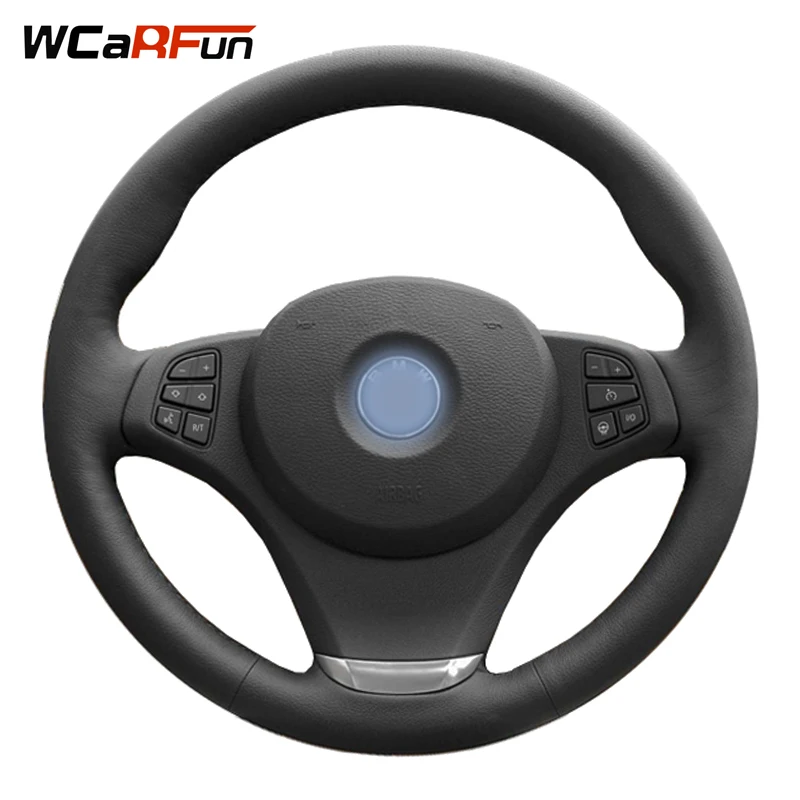 WCaRFun черный чехол на руль из искусственной кожи для BMW E83 X3 2003-2010 E53 X5 2004-2006
WCaRFun черный чехол на руль из искусственной кожи для BMW E83 X3 2003-2010 E53 X5 2004-2006
