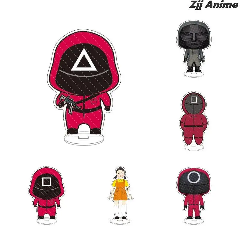 Squid Game Figure Acrylic Stand Triangle Square Circle Icon Cosplay Stand Cartoon Desk Decor Fans Gift Props
Squid Game Figure Acrylic Stand Triangle Square Circle Icon Cosplay Stand Cartoon Desk Decor Fans Gift Props