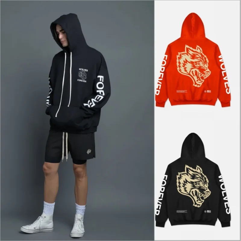 New muscle fitness autumn winter models long-sleeved loose pullover sports sweater casual hooded jacket itself essentials hoodie
New muscle fitness autumn winter models long-sleeved loose pullover sports sweater casual hooded jacket itself essentials hoodie