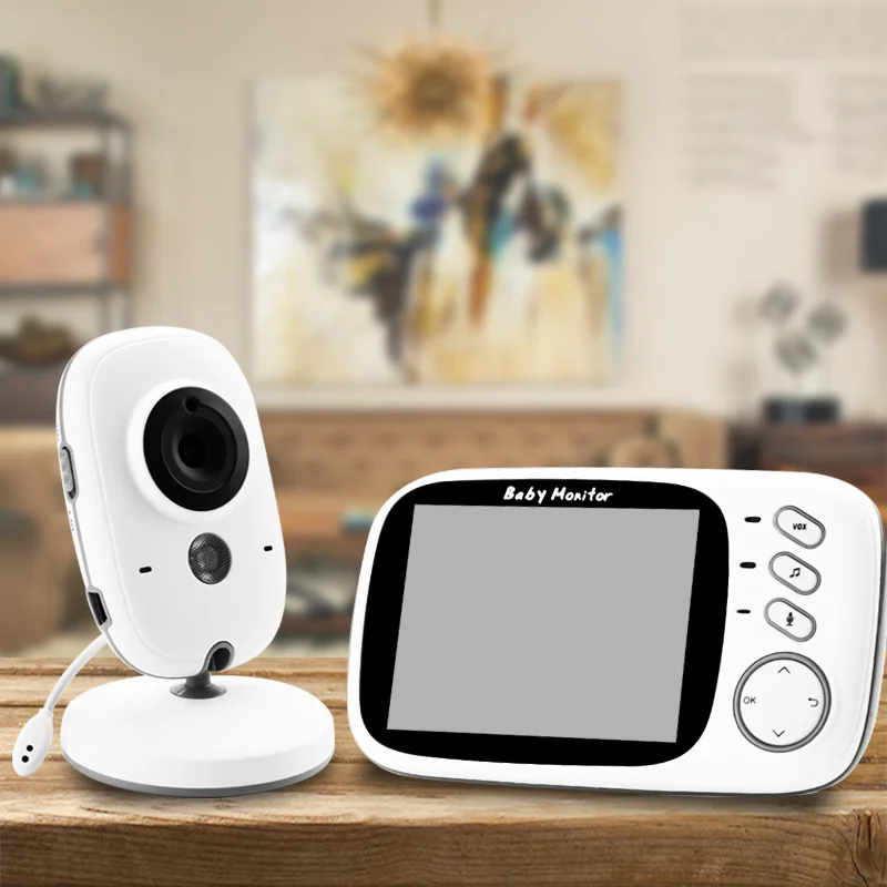 Wireless Video Two-way voice Baby Monitor 3.2 inch High Resolution Baby Nanny Security Camera Night Vision Temperature Monitor
Wireless Video Two-way voice Baby Monitor 3.2 inch High Resolution Baby Nanny Security Camera Night Vision Temperature Monitor