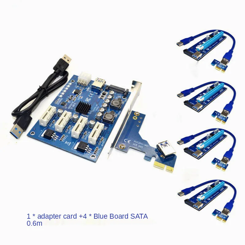 Один комплект riser (разъем питания SATA) PCI-E Экспресс 1X до 4 слотов 16X Mini ITX 1X до 4 PCI-E адаптер Райзер набор карт
Один комплект riser (разъем питания SATA) PCI-E Экспресс 1X до 4 слотов 16X Mini ITX 1X до 4 PCI-E адаптер Райзер набор карт