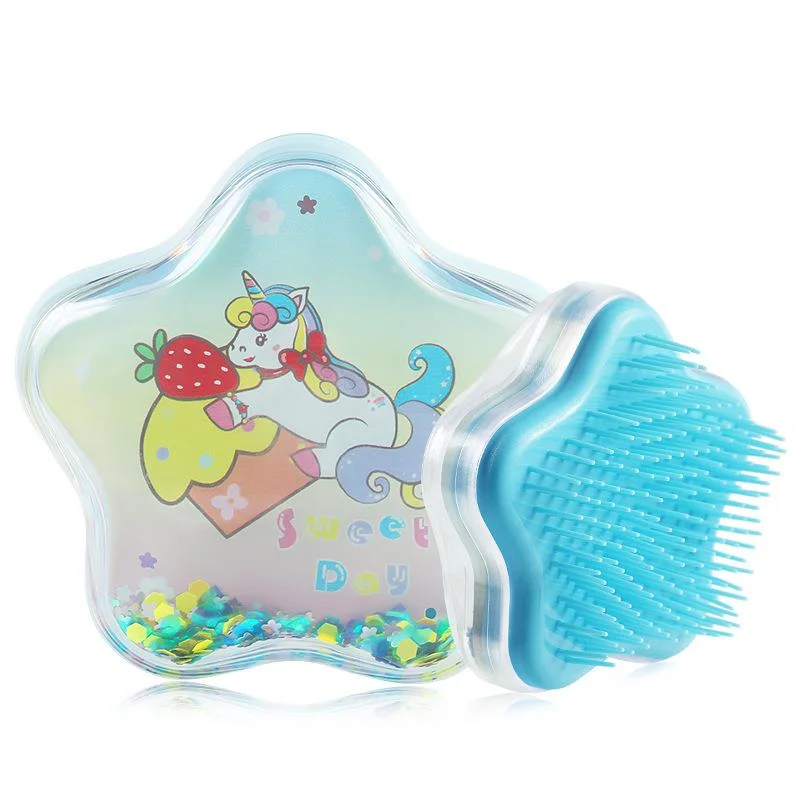Quicksand Cushion Massage Comb Cute Girl Five-pointe Comb Hair Styling Comb Curly Hair Comb Anti-Static Air Bag Comb
Quicksand Cushion Massage Comb Cute Girl Five-pointe Comb Hair Styling Comb Curly Hair Comb Anti-Static Air Bag Comb