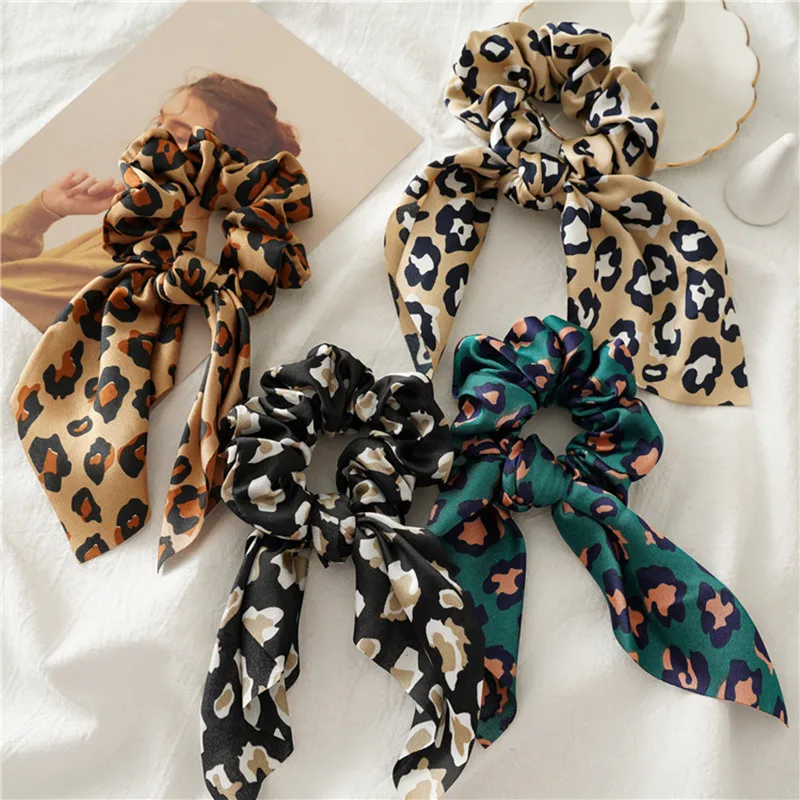 2021 Fashion Feamle Bow Knotted Hair Rope Long Streamer Scrunchies Vintage Leopard Girls Hairband Hair Scarf Hair Accessories
2021 Fashion Feamle Bow Knotted Hair Rope Long Streamer Scrunchies Vintage Leopard Girls Hairband Hair Scarf Hair Accessories