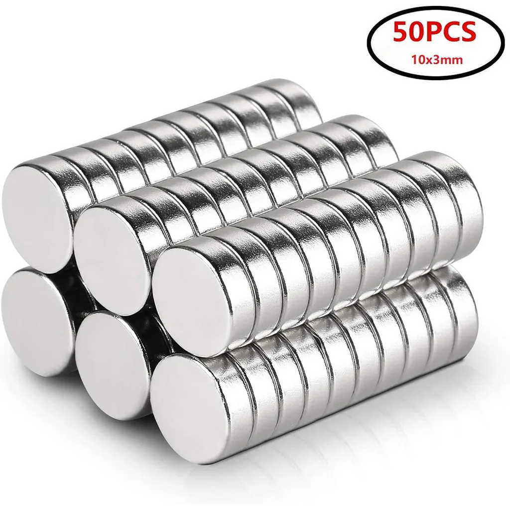 50pcs/lot 10x3 N42 Strong Round Disc Magnet Hot Round Magnet Strong Magnets Rare Earth Neodymium Magnet Tools Accessories #864
50pcs/lot 10x3 N42 Strong Round Disc Magnet Hot Round Magnet Strong Magnets Rare Earth Neodymium Magnet Tools Accessories #864