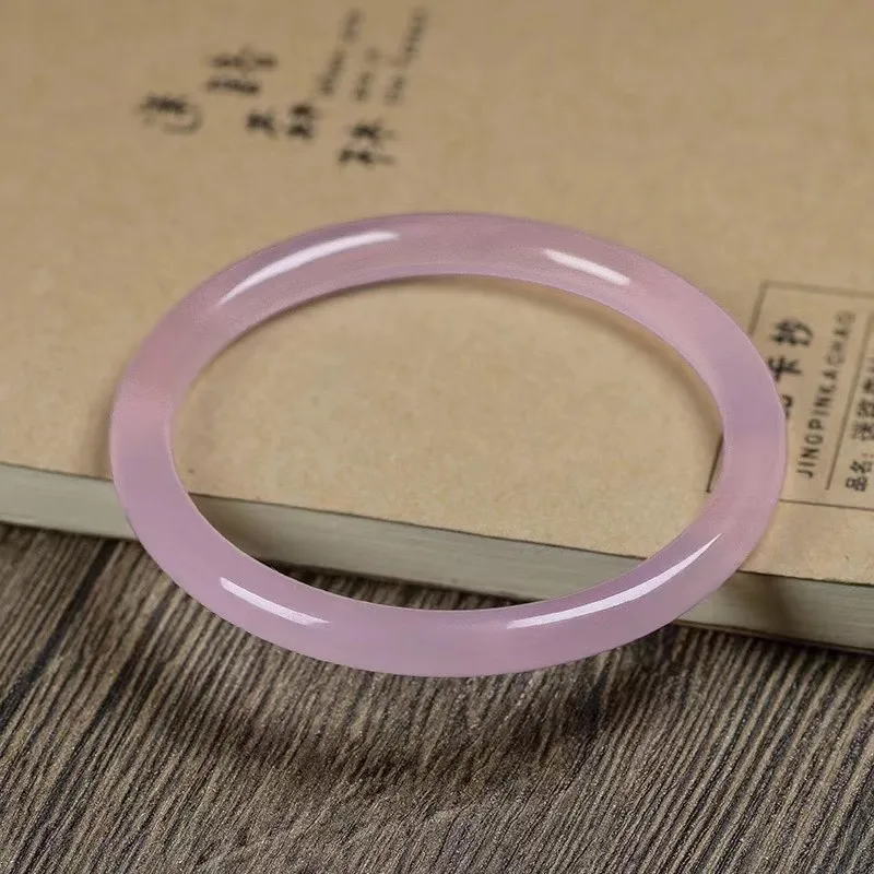 Jade Jewelry Women Pink Chalcedony Bangle Genuine Natural Certified Jades Stone Thin Round Bar Bangles For Girlfriend Mom Gifts
Jade Jewelry Women Pink Chalcedony Bangle Genuine Natural Certified Jades Stone Thin Round Bar Bangles For Girlfriend Mom Gifts