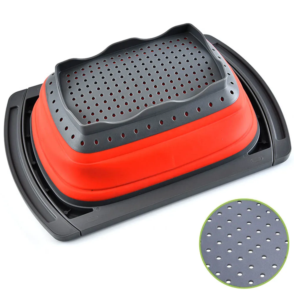 Silicone Collapsible Over The Sink Retractable Colander With Handle Kitchen Folding Strainer Bowls Drain water filter basket
Silicone Collapsible Over The Sink Retractable Colander With Handle Kitchen Folding Strainer Bowls Drain water filter basket