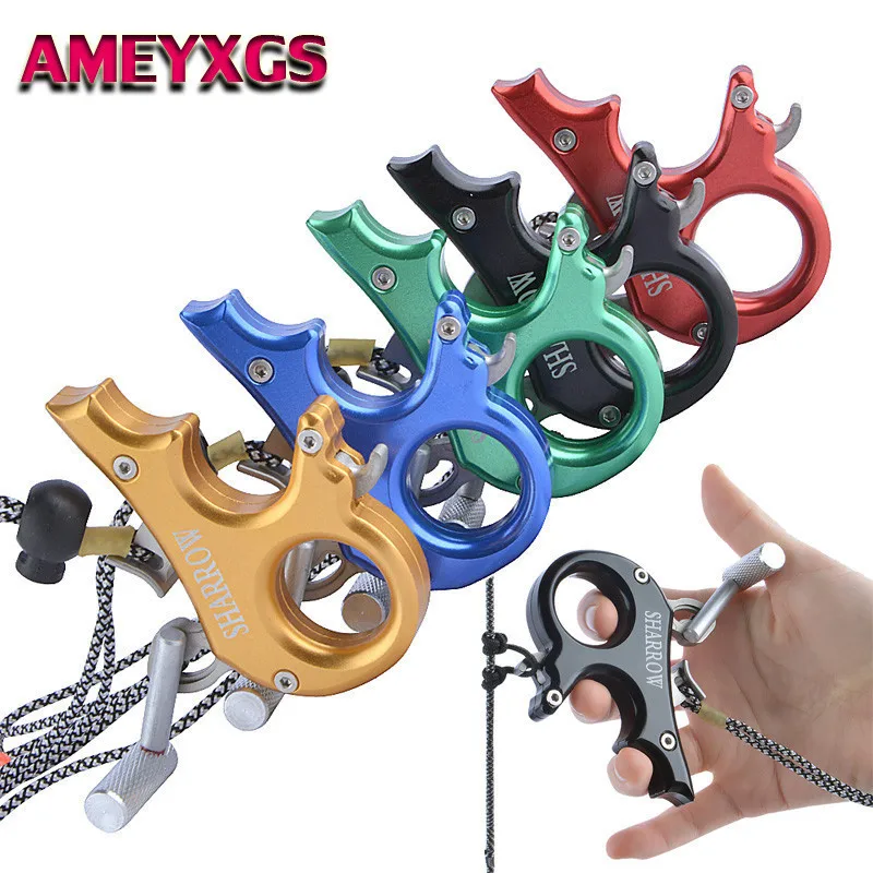 1pc 3finger Release Archery Compound Bow Shooting Wrist Strap Release Aids Aluminum Alloy Thumb Trigger Calipper For Hunting
1pc 3finger Release Archery Compound Bow Shooting Wrist Strap Release Aids Aluminum Alloy Thumb Trigger Calipper For Hunting