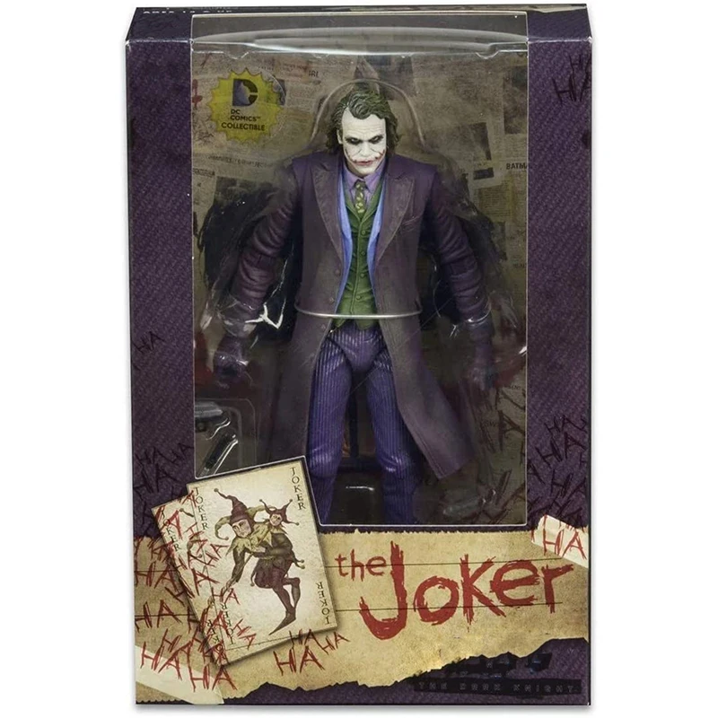In Stock For Collection 7'' NECA The Dark Knight The Joker Heath Ledger PVC Action Figure Toys Model for Fans Boys Gifts
In Stock For Collection 7'' NECA The Dark Knight The Joker Heath Ledger PVC Action Figure Toys Model for Fans Boys Gifts