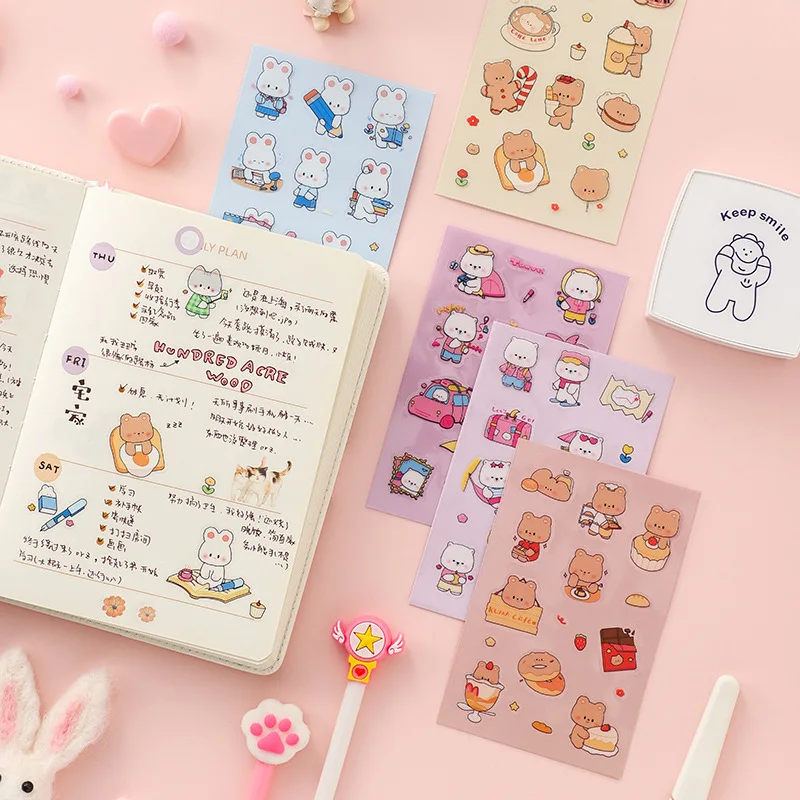 Mohamm 1PCS Sticker PET Creative Lovely Seal Paste DIY Decoration Scrapbooking Stationery School Supplies
Mohamm 1PCS Sticker PET Creative Lovely Seal Paste DIY Decoration Scrapbooking Stationery School Supplies