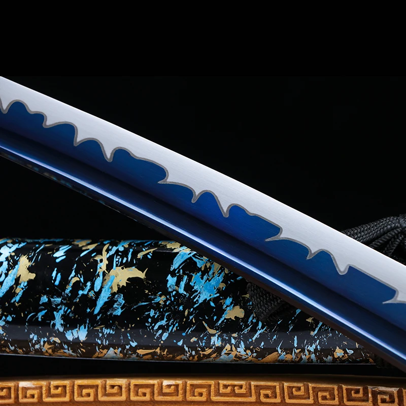 Tanto Japanese Katana Handmade Short Sword Real Steel Blade Blue Color Sharp No Full Tang
Tanto Japanese Katana Handmade Short Sword Real Steel Blade Blue Color Sharp No Full Tang