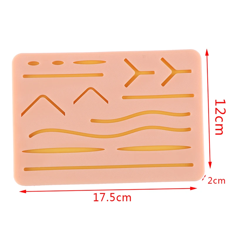 Silicone Medical Skin Suture Training skin model Anti-Dermal Double-Eyelid Catgut Embedding Training Module Exercise Tool
Silicone Medical Skin Suture Training skin model Anti-Dermal Double-Eyelid Catgut Embedding Training Module Exercise Tool