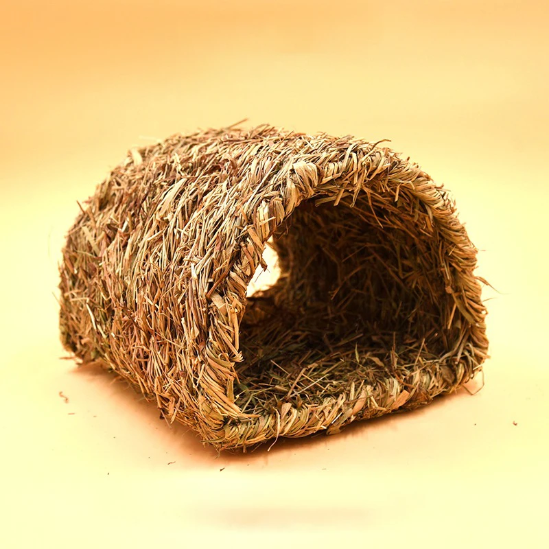 Rabbit Straw Hutch Chinchilla Straw House Guinea Pig Tunnel Winter Warm Straw Mat, 23cm x 19cm x 15cm
Rabbit Straw Hutch Chinchilla Straw House Guinea Pig Tunnel Winter Warm Straw Mat, 23cm x 19cm x 15cm