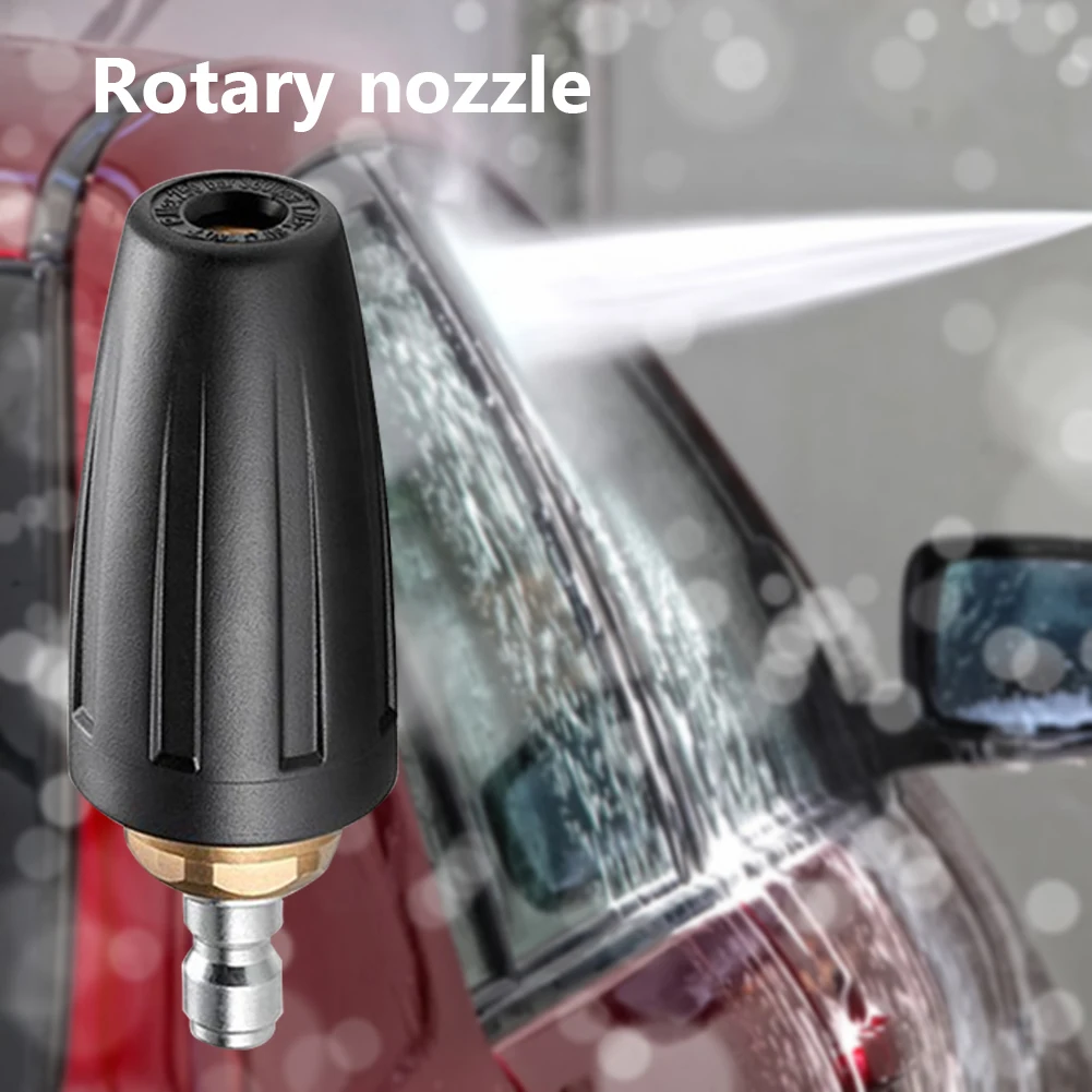VODOOL 3600psi High Pressure Washer Rotating Turbo Nozzle Spray Tip 360 Rotating Turbo Nozzle Sprayer for Washer Accessory 
VODOOL 3600psi High Pressure Washer Rotating Turbo Nozzle Spray Tip 360 Rotating Turbo Nozzle Sprayer for Washer Accessory