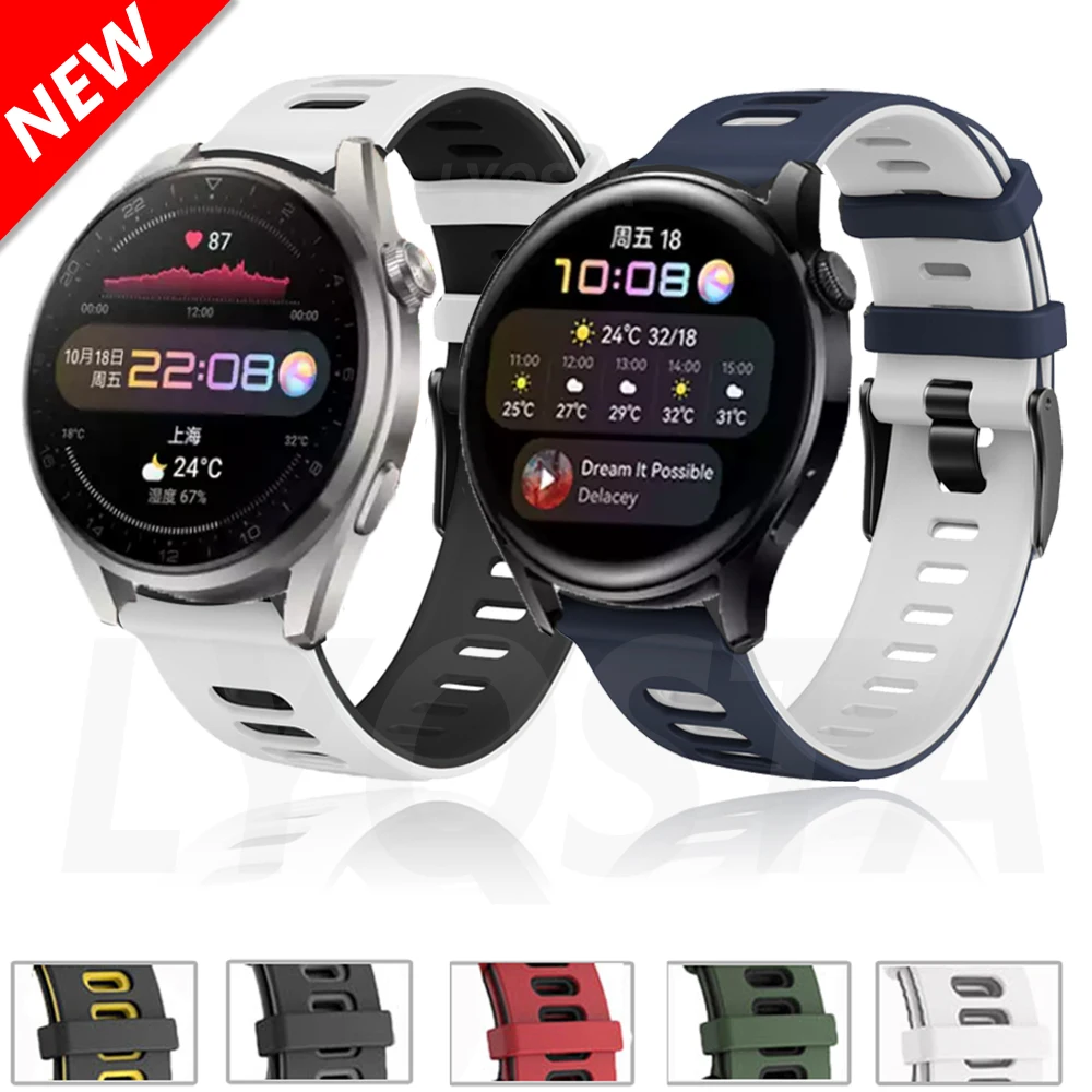 22MM Silicone Watchband For Huawei watch 3/3 Pro Amazfit GTR 47MM/GTR 2/GT2 46mm Smart Wrist Strap Colorful Replacement Bracelet
22MM Silicone Watchband For Huawei watch 3/3 Pro Amazfit GTR 47MM/GTR 2/GT2 46mm Smart Wrist Strap Colorful Replacement Bracelet