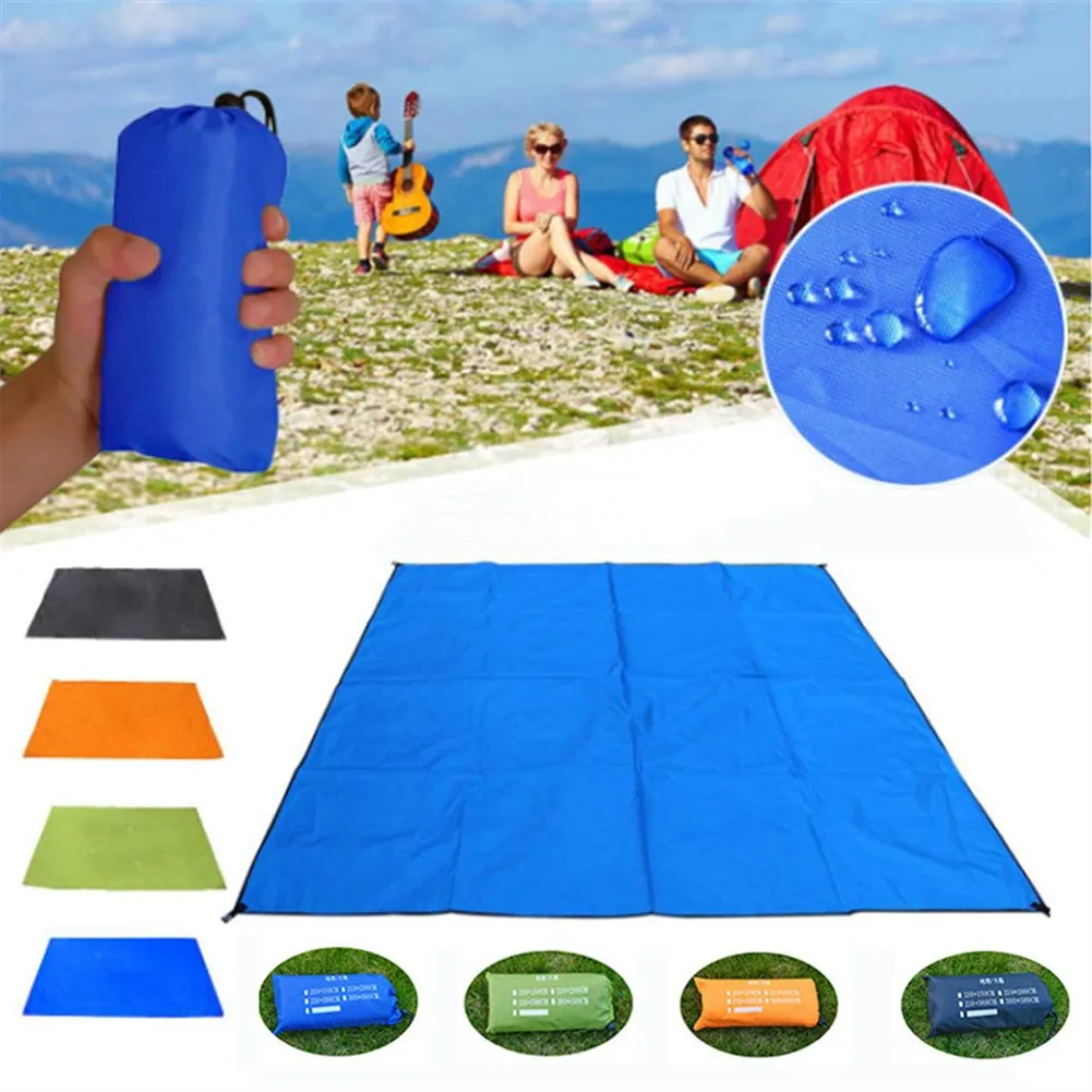 Camping Tent Tarp Outdoor Picnic Mat Oxford Cloth Waterproof Awning Sun Shade Rain Shelter Moisture-Proof Beach Mat 210*200
Camping Tent Tarp Outdoor Picnic Mat Oxford Cloth Waterproof Awning Sun Shade Rain Shelter Moisture-Proof Beach Mat 210*200