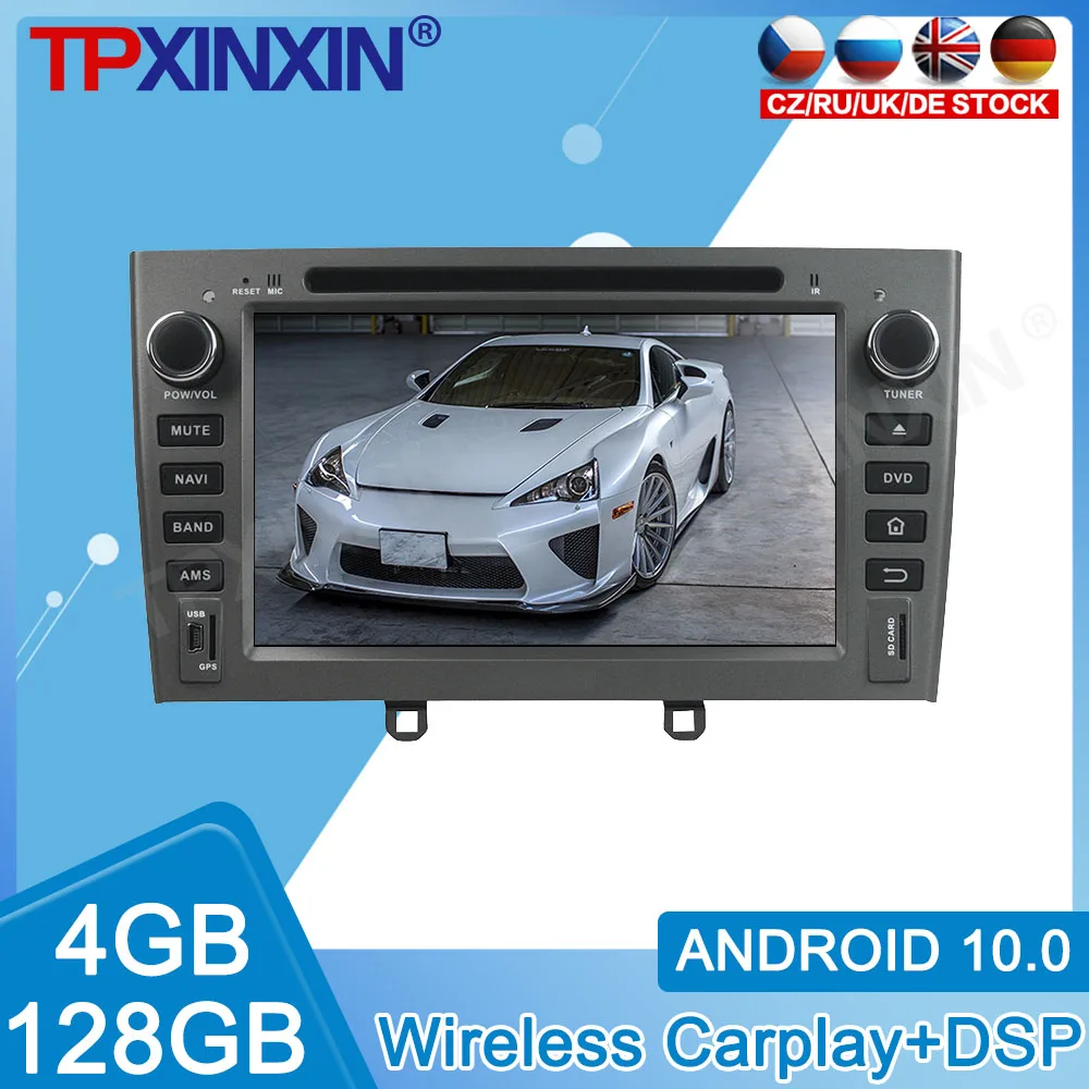 

Android 10 Carplay DSP For Peugeot 408 2007 2008 2009 2010 Car Radio Recorder Multimedia Player Stereo Head Unit GPS Navigate