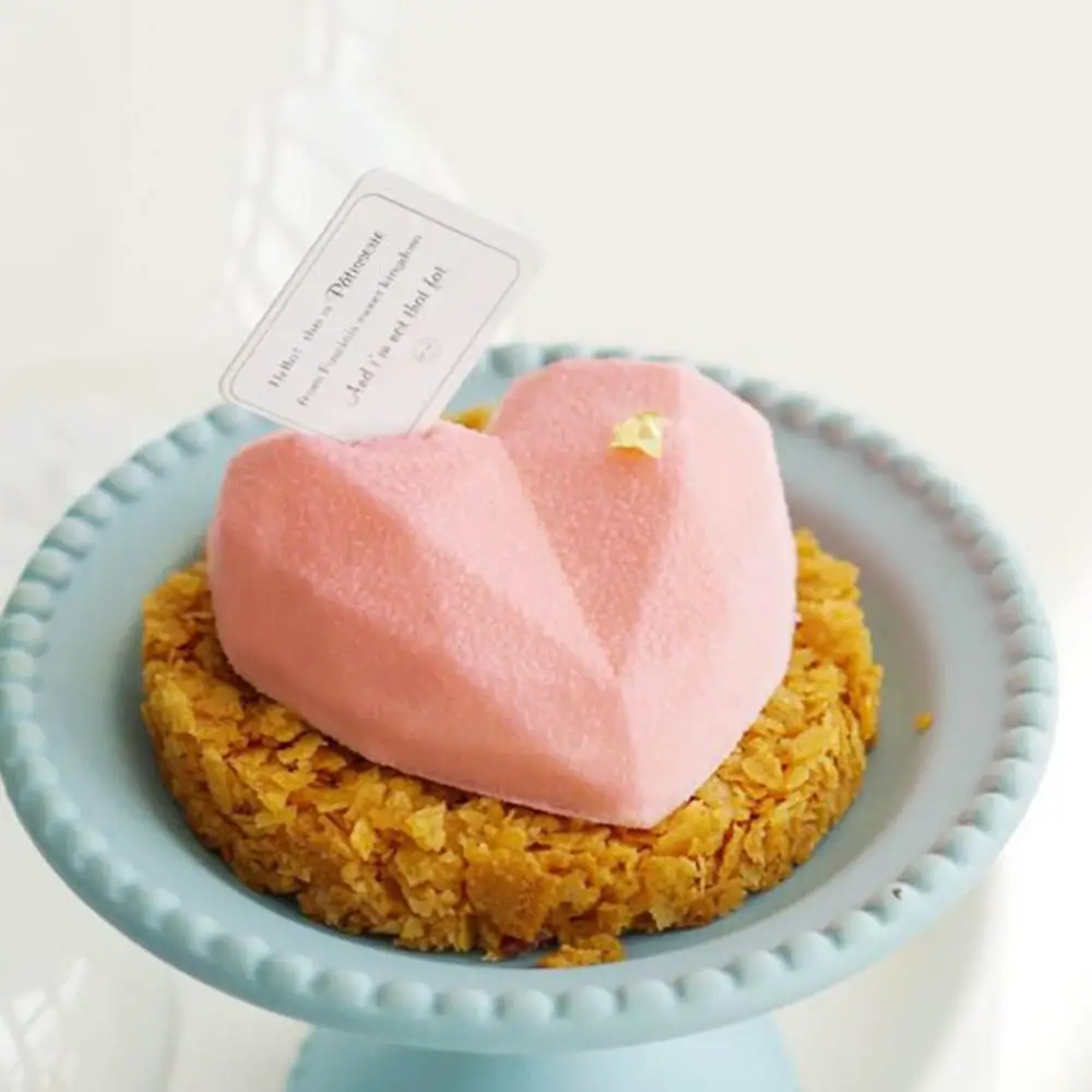1 Pcs New 3d Diy Diamond Heart Shape Silicone Mold For Baking Cake Chocolate Fondant Soap Candle Molds For Pastry Pudding Jelly
1 Pcs New 3d Diy Diamond Heart Shape Silicone Mold For Baking Cake Chocolate Fondant Soap Candle Molds For Pastry Pudding Jelly