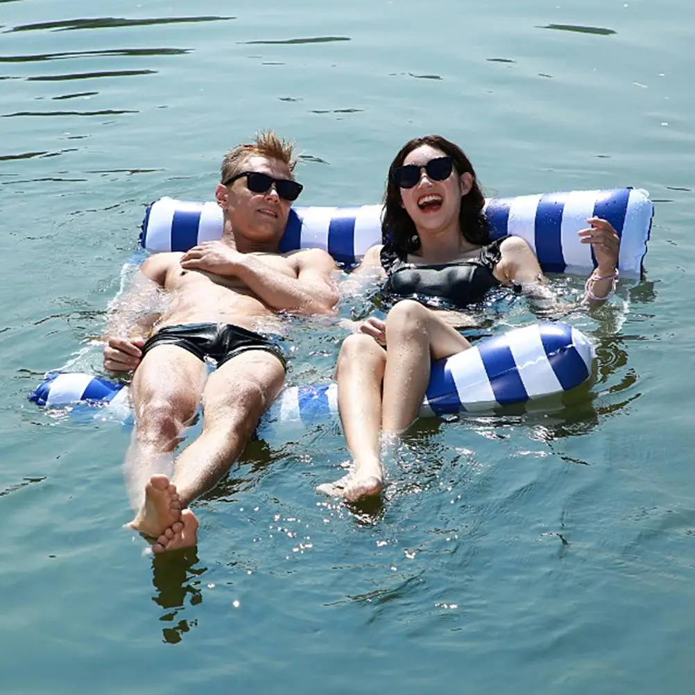 Double Floating Bed PVC Inflatable Pool Floats for Adults Portable Water Hammock Pool Floats for Beach Swimming Pool
Double Floating Bed PVC Inflatable Pool Floats for Adults Portable Water Hammock Pool Floats for Beach Swimming Pool