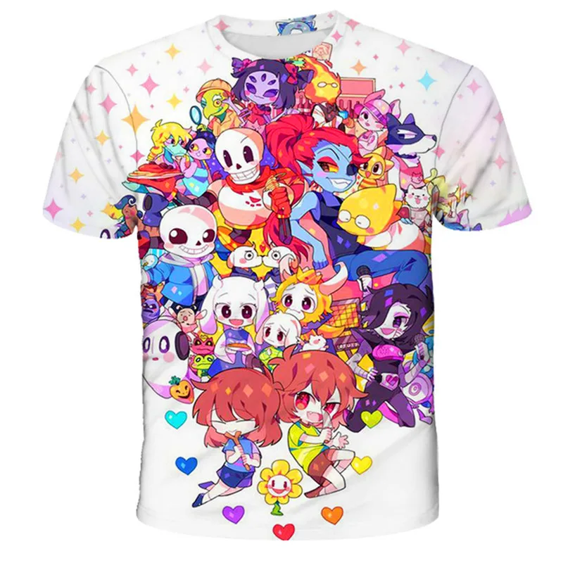 Undertale Game Cool Print t Shirt Kids Hot Game Boys Clothes Tops Anime 3D t Shirt Girls clothes Funny Cosplay tshirt 4-14T 
Undertale Game Cool Print t Shirt Kids Hot Game Boys Clothes Tops Anime 3D t Shirt Girls clothes Funny Cosplay tshirt 4-14T