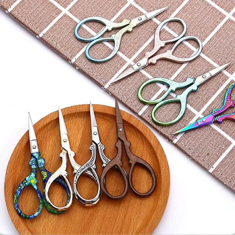 Vintage Scissors Tailor Scissors Cross Stitch European Craft Retro Embroidery Scissors Sewing Handicraft Tool Thread Yarn Shears
Vintage Scissors Tailor Scissors Cross Stitch European Craft Retro Embroidery Scissors Sewing Handicraft Tool Thread Yarn Shears