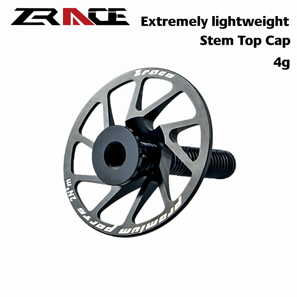 2021 ZRACE Superlight 4g Bike Headset/Stem Top Cap, 3D Forging CNC Stem Cap With Titanium Alloy Screw Bolt,Extremely Light
2021 ZRACE Superlight 4g Bike Headset/Stem Top Cap, 3D Forging CNC Stem Cap With Titanium Alloy Screw Bolt,Extremely Light