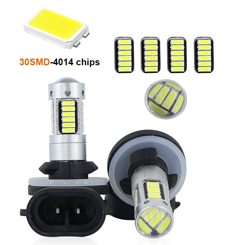 SAARMAT 2* High Power led car fog light 6000K White 30-SMD 4014 881 889 H27 H1 H3 LED Replacement Bulbs For Car Fog head bulbs
SAARMAT 2* High Power led car fog light 6000K White 30-SMD 4014 881 889 H27 H1 H3 LED Replacement Bulbs For Car Fog head bulbs