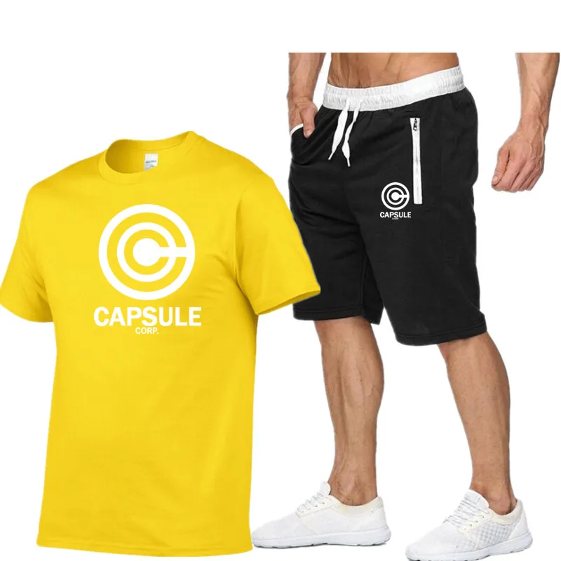 Men's sportswear summer brand men's casual suit fitness suit short-sleeved T-shirt + pants men's sports 2-piece suit
Men's sportswear summer brand men's casual suit fitness suit short-sleeved T-shirt + pants men's sports 2-piece suit