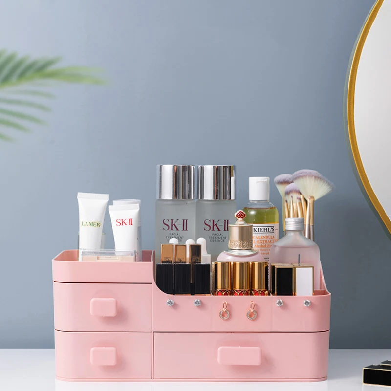 Dresser Cosmetic Storage Box Ear Nail Jewelry Make Up Organizer With Drawer Plastic Box Household Bathroom Storage Container
Dresser Cosmetic Storage Box Ear Nail Jewelry Make Up Organizer With Drawer Plastic Box Household Bathroom Storage Container