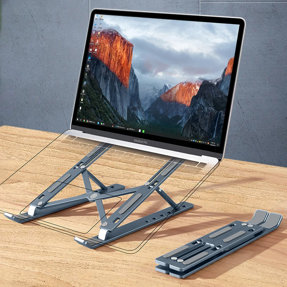 Portable Foldable Laptop Stand Adjustable Notebook Holder Aluminum Support For Macbook Pro Air Computer Tablet
Portable Foldable Laptop Stand Adjustable Notebook Holder Aluminum Support For Macbook Pro Air Computer Tablet