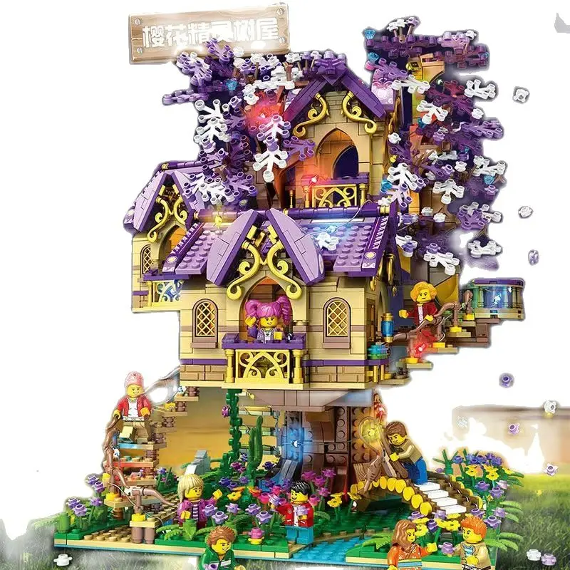 Creative Diy Cherry Tree House Street View Brick Model Building Blocks Architecture Girl Assembly Toys Birthday Gifts for Friend 
Creative Diy Cherry Tree House Street View Brick Model Building Blocks Architecture Girl Assembly Toys Birthday Gifts for Friend