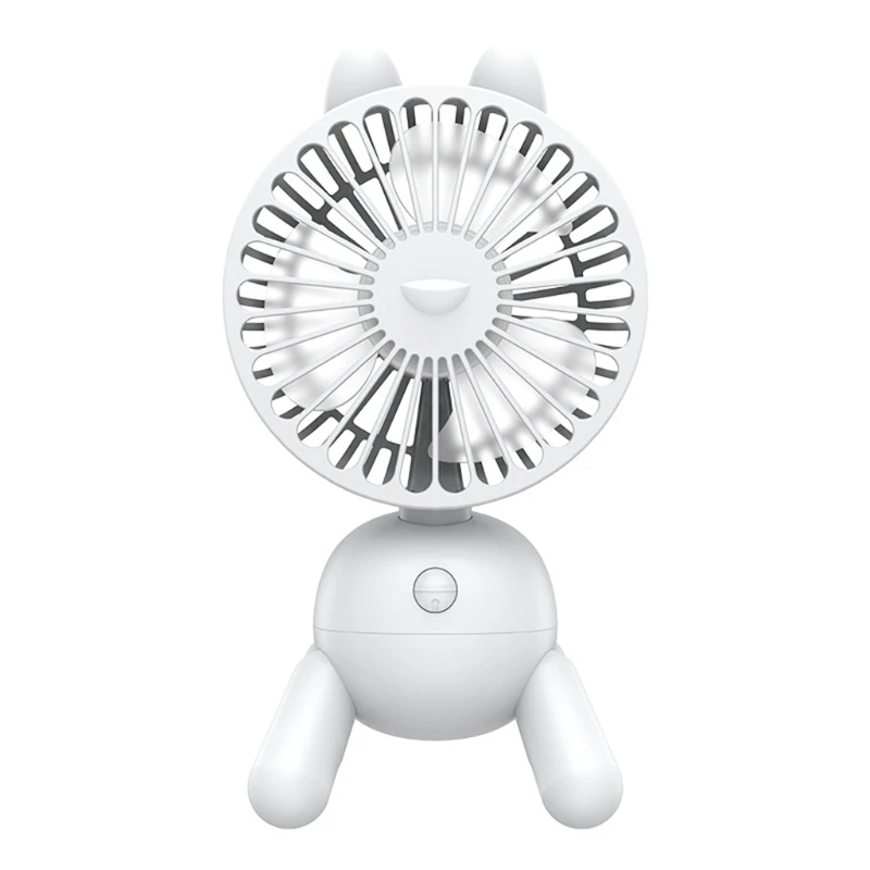 Mini Desktop Fan Ultra-quiet Puppy-like Style Rechargeable Mini Table Fan 4 Gears 80 Degree Rotatable for Room Camp
Mini Desktop Fan Ultra-quiet Puppy-like Style Rechargeable Mini Table Fan 4 Gears 80 Degree Rotatable for Room Camp