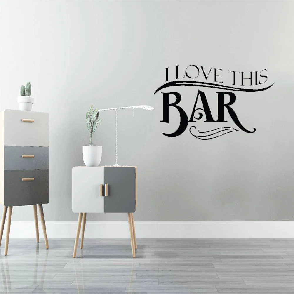 I Love This Bar Wall Decal For Kitchen Bar Drinking Quote Food And Drink Removeable Wall Decor Vinyl Wall Sticker ov585
I Love This Bar Wall Decal For Kitchen Bar Drinking Quote Food And Drink Removeable Wall Decor Vinyl Wall Sticker ov585