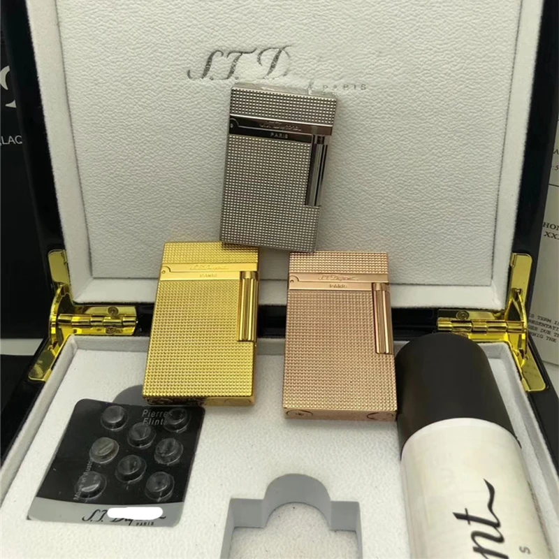 100% New vintage dupont bright sound gas lighter windproof copper body for cigarette
100% New vintage dupont bright sound gas lighter windproof copper body for cigarette