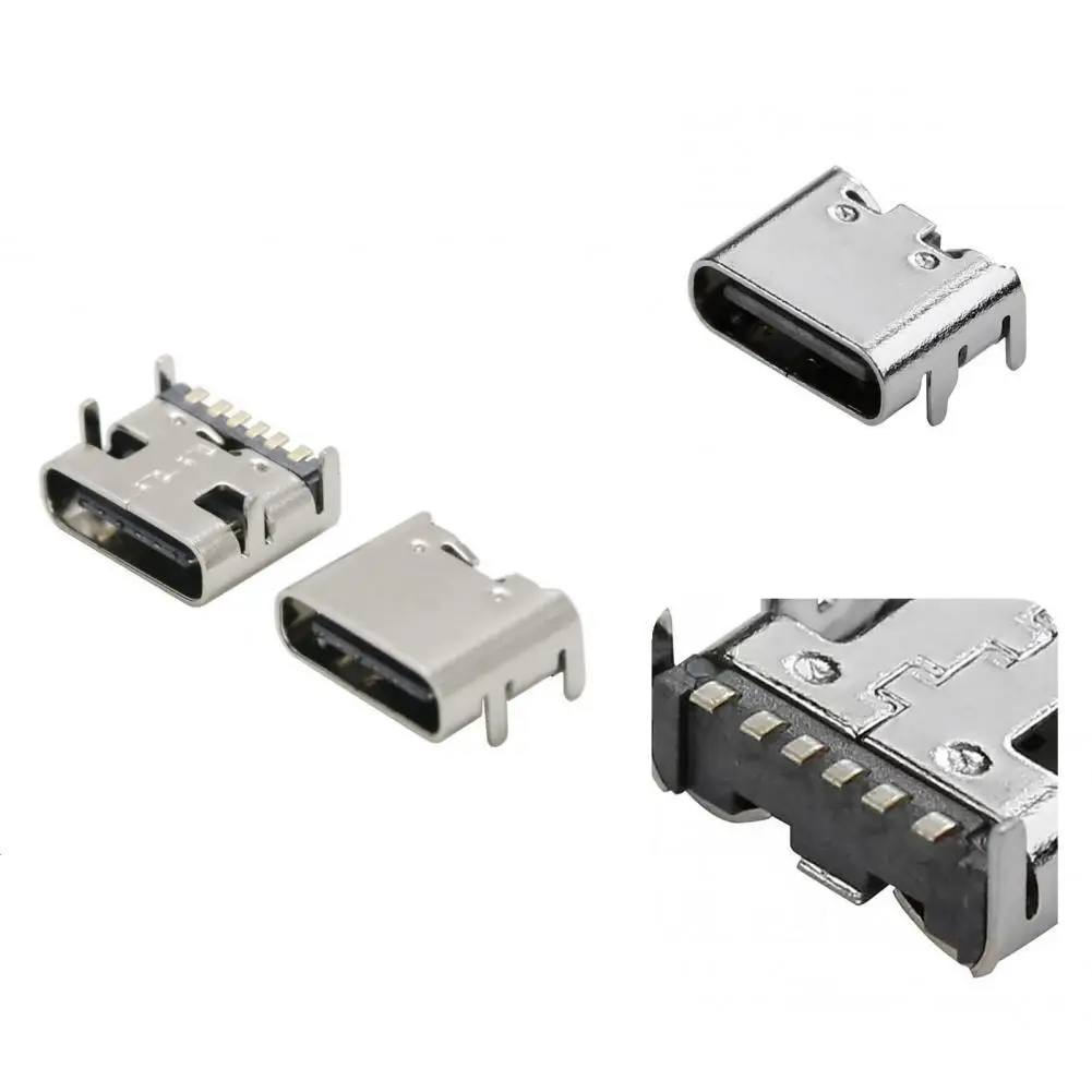 Компактный мини-разъем USB 200, 3,1 шт., 6 контактов, Type-C, серебристый цвет
Компактный мини-разъем USB 200, 3,1 шт., 6 контактов, Type-C, серебристый цвет