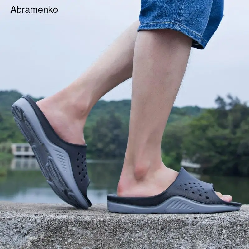 Summer Men's Outdoor Casual Slippe Non Slippers Breathable Wear-resistant Convenient Beach Sole Leather Sandals Big Size 40-50
Summer Men's Outdoor Casual Slippe Non Slippers Breathable Wear-resistant Convenient Beach Sole Leather Sandals Big Size 40-50