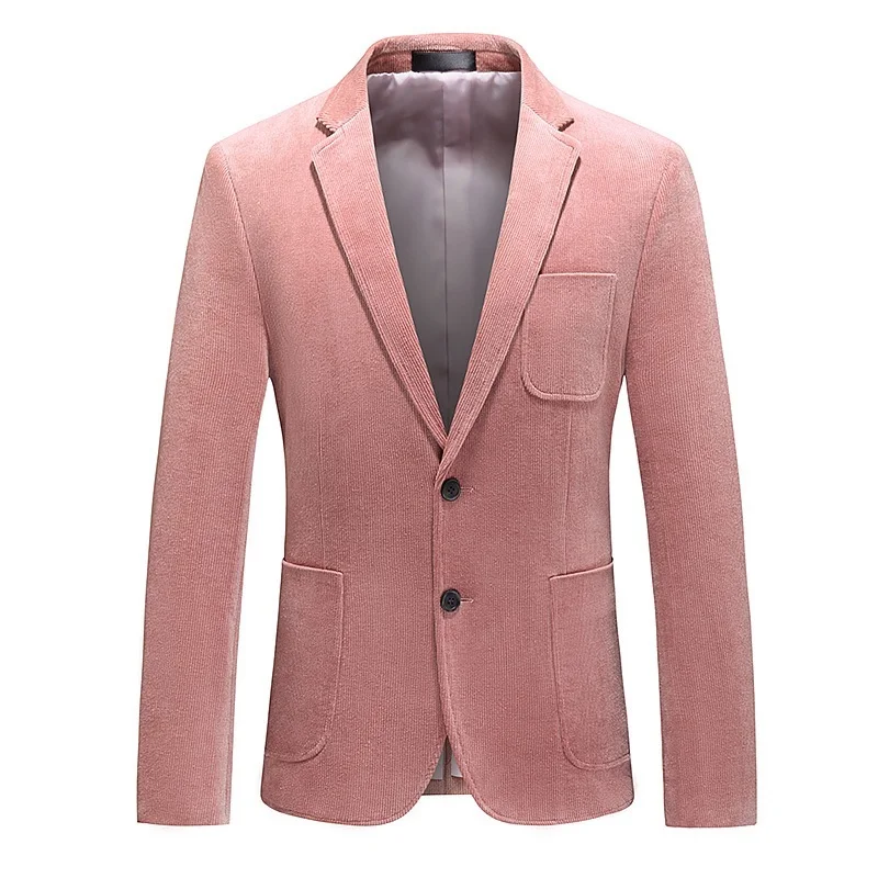 

Высококачественный брендовый Мужской Блейзер 2021, Модный повседневный новый качественный приталенный мужской костюм, деловые блейзеры для ...