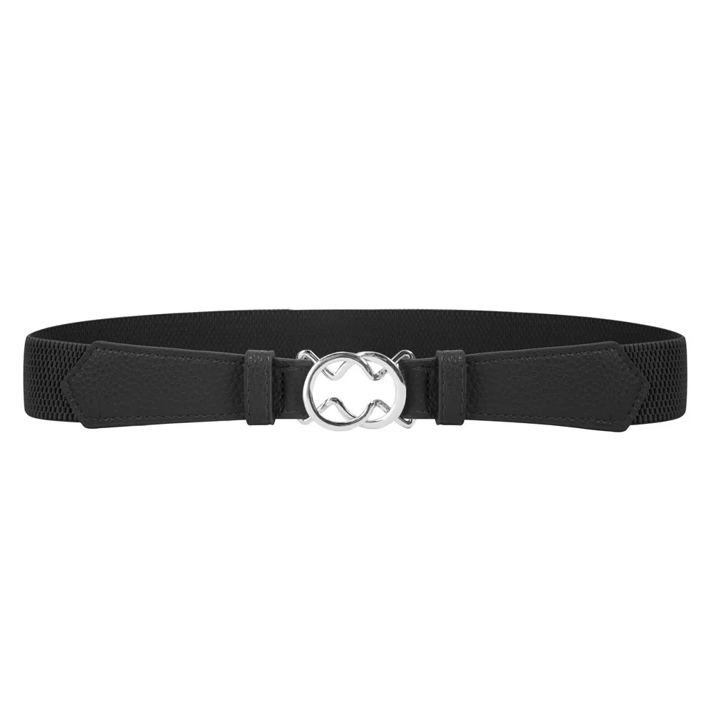 Women Polyurethane Leather Waist Belt Retro Punk Gothic Girls Metal Buckle Stretchy Waist Belt Metal Buckle Stretchy Waistband
Women Polyurethane Leather Waist Belt Retro Punk Gothic Girls Metal Buckle Stretchy Waist Belt Metal Buckle Stretchy Waistband